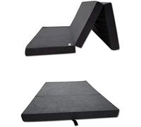 Odolplusz Matelas pliant de voyage pour invités, 65 x 180 x 7 cm (gris)