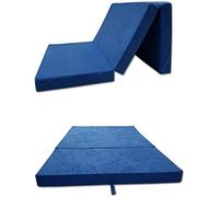 Odolplusz Matelas pliant, Matelas 1 Personne d'invité, de voyage, 65 x 180 x 7 cm, bleu