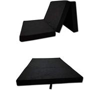 Odolplusz Matelas pliant, matelas d'invités, de voyage, 65 x 180 x 7 cm, noir