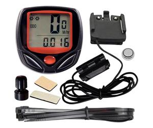 Odomètre compteur de vitesse pour vélos - Compteur kilométrique pour vélo - Compteur kilométrique pour vélos - Compteur de vélo avec écran LCD résistant à l'eau - Ordinateur Clear Data Bikes