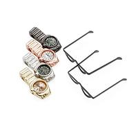 Odoria Miniature 1/12 Lunettes 2Pcs et Regarder 4Pcs Accessoire Maison de Poupée