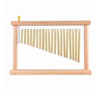 Odorkle 20 Tone Bar Chimes Table Top Wind Chime Beech Wood Base Aluminum | Carillons à barre 20 tons, carillon à vent de Table, Base en bois de hêtre, barres en aluminium 40x6x27.5cm, son clair avec