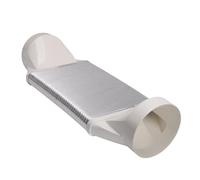 Odorkle Adaptateur Rond vers Plat pour Conduit de Sécheuse, Kit de Transition en Feuille D'aluminium de 200 mm.