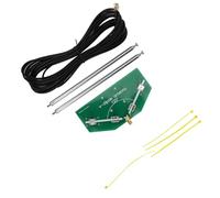 Odorkle Antenne Dipôle Télescopique Radio Communication 78M, 1 GHz SMA | Antenne FM Universelle pour Récepteur Stéréo Domestique, Cuivre PCB Entièrement étamé, Serre Câble Inclus, Installation