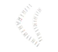 Odorkle Autocollant de Piano à Clavier pour 61 Touches, Amovible en Silicone, Outil Pédagogique avec Boîte pour Débutants et Enfants