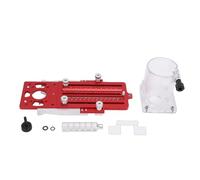 Odorkle Base de Routeur Guide de Routeur Localisateur de Fentes avec Fond de Panier en Alliage D'aluminium Échelle Claire pour le Travail du Bois Coupe Rainurage Coupe à L'arc
