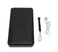 Odorkle Batterie Portable Solaire 10000mAh UPS Portable avec 3 Panneaux Pliables Charge Rapide Sortie USB C pour Camping d'urgence