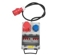 Odorkle Boîte de Prise Industrielle, Prise étanche à 5 Broches avec Plusieurs Interfaces de Sortie, Protection contre les Fuites de Court-circuit de Surcharge, pour les Bureaux