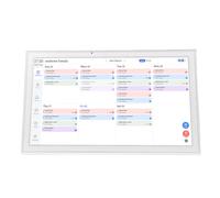 Odorkle Calendrier Numérique Intelligent de 21,5 Pouces avec écran Tactile, Tableau des Tâches WiFi et Cadre Photo Numérique, avec Vues Mensuelles, Hebdomadaires et Quotidiennes et Prise (Prise UE