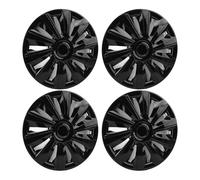 Odorkle Capuchon de Moyeu de Roue Universel de 14 Pouces, Matériau ABS Léger, Mise à Niveau Esthétique Lisse pour Tout Véhicule à Roues en Acier de 14 Pouces