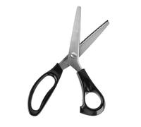 Odorkle Ciseaux, Poignées Anatomiques, Ciseaux à Cranter pour Tissus, Doublures, Cuir, Bricolage (7mm)