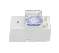 Odorkle Commutateur de Minuterie Programmable, Relais de Temps Mécanique Analogique avec Contrôle de Programme 24 Heures 48, Contrôleur de Synchronisation sur Rail DIN 110 V pour le Chargement