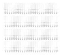 Odorkle Diodes LED 100 Pièces, Lumières LED Lumineuses à économie d'énergie de 3 Mm pour les Projets de Bricolage et les Circuits Imprimés (cheveux blancs jaune)