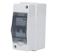 Odorkle Disjoncteur Miniature DC, Petit Interrupteur de Déconnexion Solaire Intelligent 2P pour Déconnecter le Système PV, Couvercle Transparent IP65 étanche, Largement Applicable pour Système