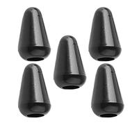 Odorkle Embout de Sélecteur de Micro 5 Pièces, Couvercle Noir de Pointe de Bouton de Commutateur à 5 Voies pour Commutateurs de Sélection de Micro de Guitare électrique pour les