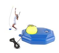 Odorkle Ensemble de Base de Balle de Tennis, Entraîneur de Dos de Balle de Tennis Durable avec Corde élastique en Caoutchouc pour la Pratique d'une Seule Personne