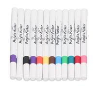 Odorkle Ensemble de Marqueurs de Peinture Acrylique de 12 Couleurs, Stylos d'art Permanents Imperméables pour l'artisanat Multi-surfaces, Couleurs Vives à Séchage Rapide pour Toile, Bois, Tissu,