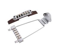 Odorkle Ensemble de Pont de Guitare électrique Jazz à 6 Cordes, Cordier de Selle à Roulettes en Alliage de Zinc avec Vis clé Hexagonale pour Guitare électrique à 6 Cordes