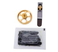 Odorkle Ensemble D'engrenages D'extrudeuse, Engrenage Hélicoïdal en Acier et Laiton avec Revêtement Nano DLC pour Mini Imprimantes 3D A1 A1 PLA ABS PETG TPU PP PC