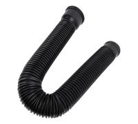 Odorkle Extension de Tuyau de Descente de Gouttière Tuyau de Drainage Flexible PE et ABS Extensible de 20 à 59 Pouces Conception Ronde Réglable épaissie pour Le Drainage de Gouttière de Villa (Black)