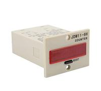 Odorkle JDM11 Compteur électronique à 6 Chiffres Écran LCD en Plastique DC 12 V Réinitialisation Manuelle 0 à 999999 Compte 10 Fois par Seconde pour Utilisation d'entrée de Relais de Commutateur de