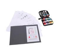 Odorkle Kit Complet de Livre de Points de Broderie, Ensemble d'outils en Tissu, Tutoriel illustré pour Débutants avec 18 Fils et Accessoires, Idéal pour les Amateurs de Bricolage
