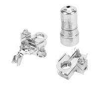 Odorkle Kit de Pinces de Borne de Batterie 926-882 de Remplacement en Alliage de Cuivre Positif Négatif Résistant à la Chaleur et aux Chocs avec Brosse de Nettoyage pour la Protection