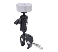 Odorkle Kit de Support de Serrage Réglable pour Mini Satellite, Kit de Montage en Alliage d'aluminium avec Mécanisme à 2 Pivots pour Rampes de Toit de Yacht et Poteau de Camping-Car (Adaptateur