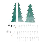 Odorkle Kit électronique pour Apprendre à Souder Un Arbre de Noël avec 33 Lumières Clignotantes LED, Projet de Pratique 3D Amusant pour Les Débutants