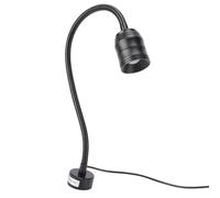 Odorkle Machine à Col de Cygne Flexible 7W, Lumière 6000K 1000LM, Lampe D'atelier LED Lumineuse avec Base Magnétique (Prise UE)