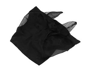 Odorkle Masque Anti-Mouches pour Chevaux avec Protection des Oreilles, Tissu Respirant, Résistant aux, adapté à Les Chevaux en écurie et en Sentier (Black)