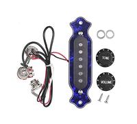 Odorkle Micros de Guitare 6 Cordes, Humbucker Magnétique pour Guitare électrique Acoustique, Installation Facile, Pots de tonalité de Volume Inclus, Parfaits pour les Joueurs de Folk