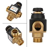 Odorkle Mitigeur Thermostatique en Laiton, Vanne 3 Voies DN20 Filetage