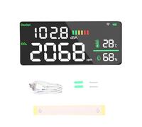 Odorkle Moniteur de Bruit DM165 WiFi CO2, 400-5000ppm, 30-130dBA, Application Tuya