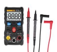 Odorkle Multimètre Numérique à Plage Automatique True RMS 4000 Points Voltmètre Ohmmètre Ampèremètre avec Lampe de Poche Rétroéclairée pour Test de continuité de Courant de Tension AC DC (BLACK)