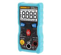 Odorkle Multimètre Numérique à Plage Automatique True RMS 4000 Points Voltmètre Ohmmètre Ampèremètre avec Lampe de Poche Rétroéclairée pour Test de continuité de Courant de Tension AC DC (BLUE)