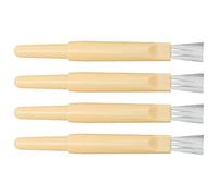 Odorkle Outil de Suppression de Points, Découseur en Plastique, Brosse Intégrée, Gomme de Points 4 Pièces pour la Couture et le Quilting