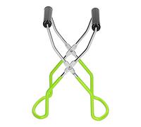 Odorkle Pince à Canette en Acier Inoxydable, Pince à Pot Antidérapante, Outil de Cuisine Anti-brûlure (GREEN)