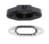 Odorkle Plaque de Dérivation de Refroidisseur D’ Moteur, Couvercle D’obturation avec 2 Ports NPT de 1,8 Pouce pour Carter ’ de Petit Bloc Série LS Gen III IV