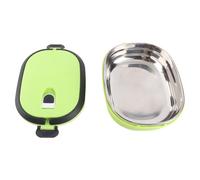 Odorkle Portable Stainless Steel Lunch Box, Insulated Food Container with | Boîte à déjeuner portative d\'acier inoxydable, récipient alimentaire isolé avec Double couche 1800ml, boucles de sécurité