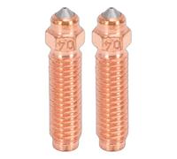 Odorkle Remplacement de Buse de 0,4 Mm, 2 Pièces, Matériaux en Cuivre Rouge et en Acier trempé, épreuve à Haute Température 500 ℃ pour Imprimante 3D