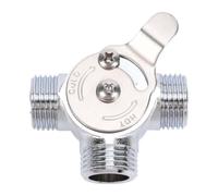 Odorkle Soupape de Mélange Manuelle 3/8in, Robinet Réglable Température Eau Chaude Froide en Laiton avec Raccord Standard pour évier Sous Plan