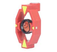 Odorkle Station Totale Mini Prism, Conception en Plastique Rouge, Mesure Précise en Verre K9, Idéale pour la Détection de Tunnels et de Mines