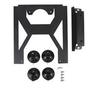 Odorkle Support de Voiture Satellite Support à Ventouse Satellite de Fenêtre 4 Ventouses Fortes Alliage D'aluminium Compact pour Mini Parabole avec Conception Réglable