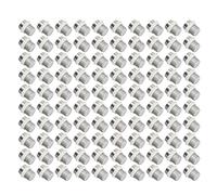 Odorkle Support LED en Plastique, Lot de 100 Pièces, Ensemble de Clips LED en Plastique chromé pour Panneau de Diode électroluminescente de 10 Mm, Installation Facile, Maintien Stable, Accessoire