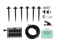 Odorkle Système D'arrosage Automatique pour Plantes en Pot, Pompe à Eau Solaire avec Minuterie, Récupérateur D'eau de Pluie, Solution Idéale pour le jardin. (WHITE)