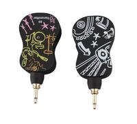 Odorkle Système sans Fil pour Guitare émetteur-récepteur, Système de Guitare UHF à Soudage par Ultrasons avec Réglage des Basses et des Aigus de Réverbération, Batterie au Lithium Intégrée, Retard