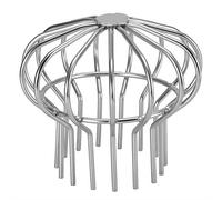 Odorkle Tuyau de Drainage de Toit en Acier Inoxydable, Anti-blocage, avec Grand Déplacement, pour Toit, Balcon, fossé de Jardin Extérieur (110 tubes)