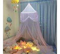 Odot Ciels de Lit Enfants pour Fille et Garcon, Ciel de lit Bébé Tente Lit Princesse Maison de Jeux,Baldaquin Moustiquaire Décoration pour Dôme Chambre d'Enfant (violet (étoiles))