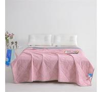 Odot Couette Ete Legere et Fine, Couette sans Housse Lavable - Douce et Confortable, Légère et Respirante Couverture Rafraichissante d'Été (Rose Clair,200 * 230cm)